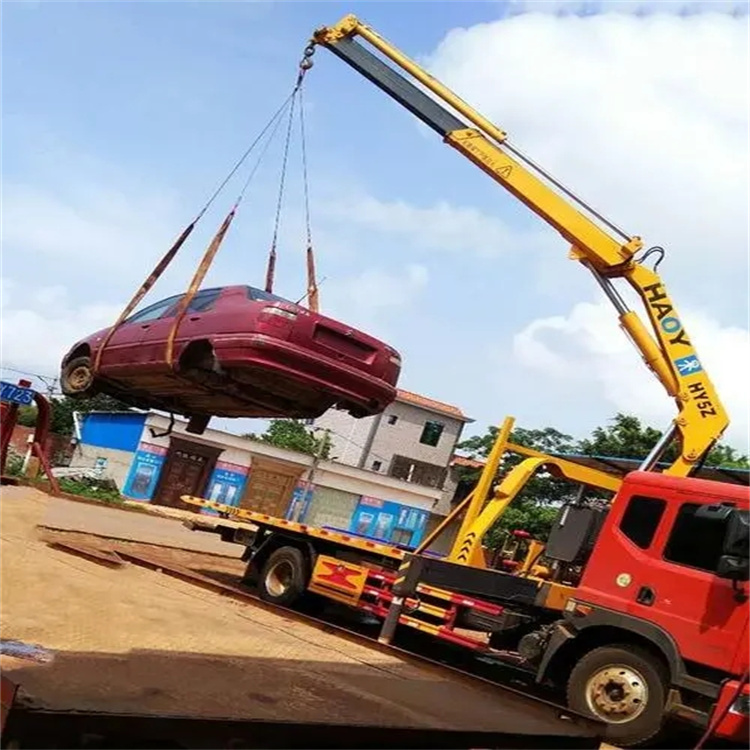 石家庄吊车救援小汽车怎么吊