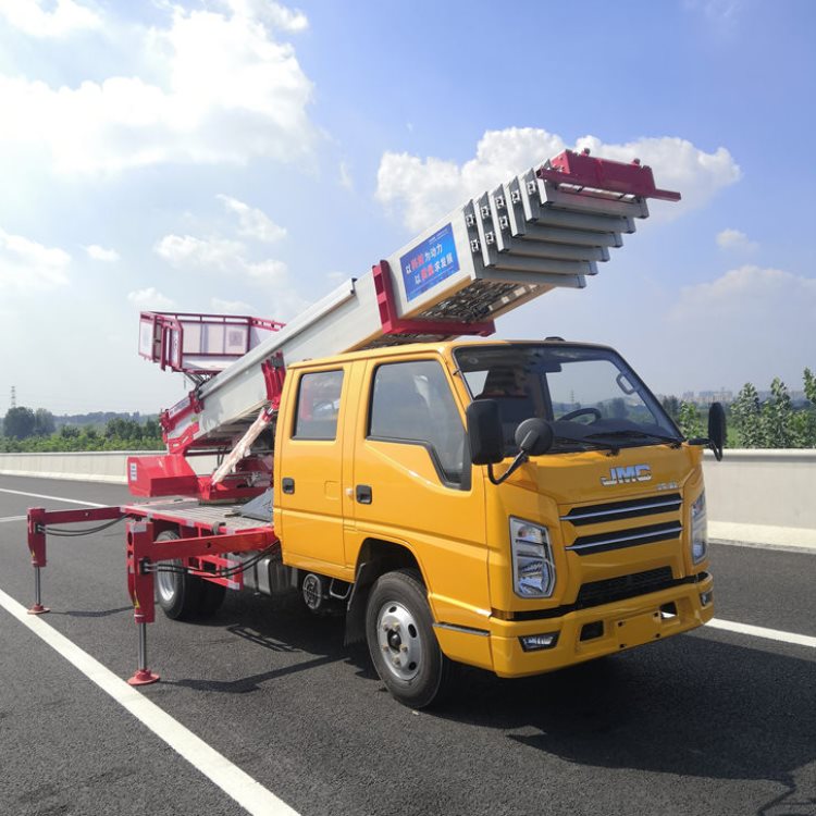 石家庄出租云梯车电话 水泥上楼